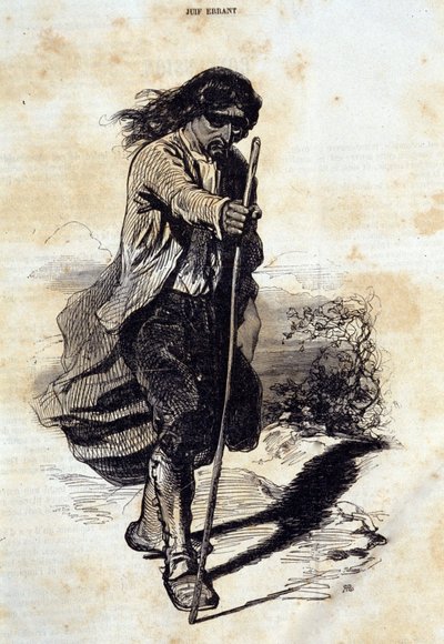 Jødedom: Jødisk rejsende sælger (omvandrende jøde). af Unknown artist