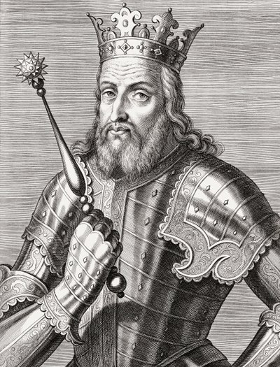 Kong Afonso IV af Portugal. Portræt. af Unknown artist