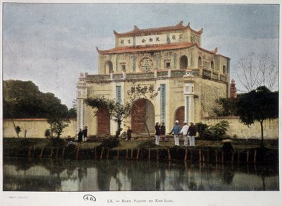 Kinh-Luc Pagoda (Khin Luoc), Hanoi, ca. 1895. af Unknown artist