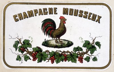 Etikett „Champagner Sekt“. o.D. von Unknown artist