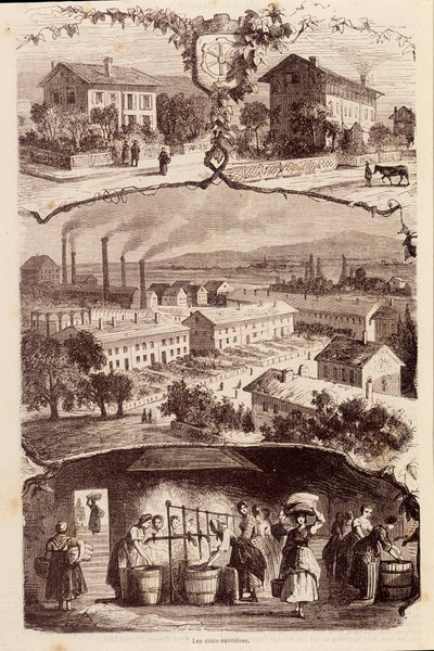 Labour citerer i Frankrig i det 19. århundrede. af Unknown artist