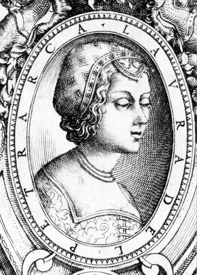 Laure de Noves af Unknown artist