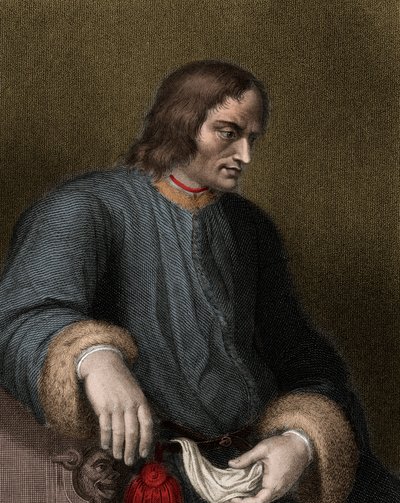 Laurent de Medicis også kendt som Laurent le Magnifico af Unknown artist