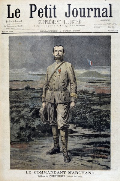 Kommandør Marchand - i "" Le petit Journal"" af 04/06/1899 af Unknown artist