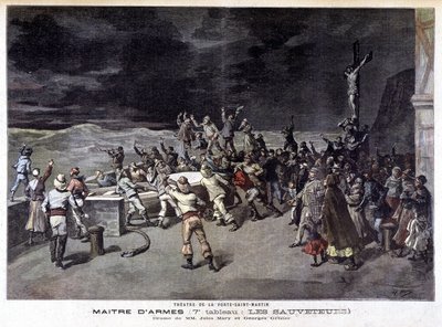 Les rescueurs: 7. maleri af skuespillet "" Maître d