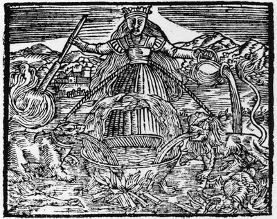Alkymisternes universelle arbejde - Indgravering fra 1659 i "L