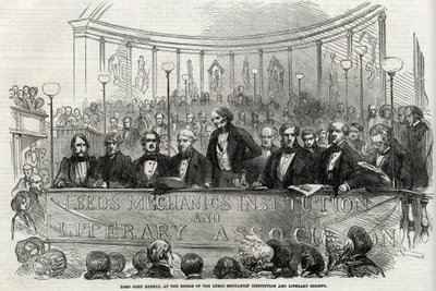 Lord John Russell (1. Earl Russell) (1792-1878) Ved Soiree Of The Leeds Mechanics