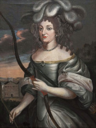 Louise Elisabeth de Courlande - Hertuginde Louise Elisabeth af Courland (1646-1690), Landgravine af Hessen-Homburg, Anonym . Olie på lærred, anden halvdel af det 17. århundrede. Nationalmuseum Stockholm af Unknown artist