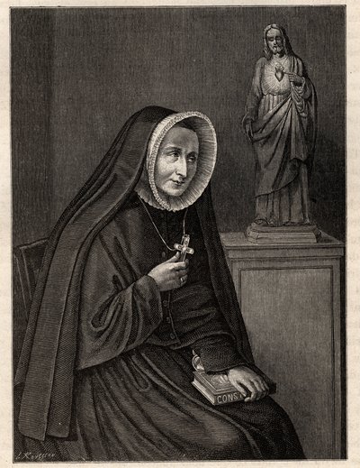 Madeleine-Sophie Barat (Madeleine Sophie) 1779-1865 - af Unknown artist