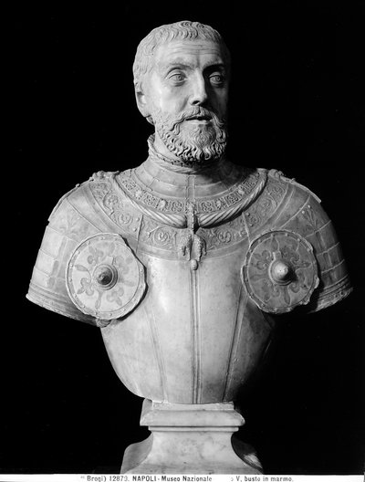 Marmorbuste af Charles V af Unknown artist