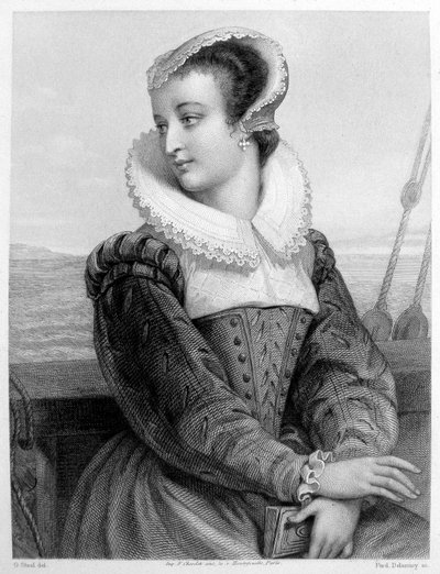 Marie Stuart - gravering af Unknown artist