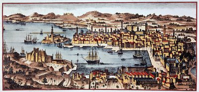 Marseille i 1680 - B.N. af Unknown artist