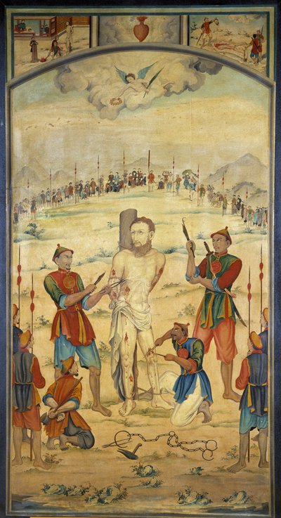 Martyrium af Blessed Marchand Cochinchine af Unknown artist