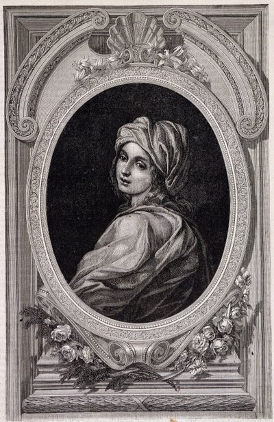 Medaljonportræt af pave Jeanne - i "Histoire des popes"" af Maurice Lachatre af Unknown artist