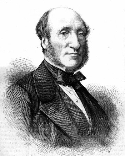 Michel Chevalier. Fransk økonom og politiker (1806 til 1879). af Unknown artist