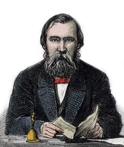 Moritz Lazarus - engelsk filosof, psykolog (1824-1903) - af Unknown artist