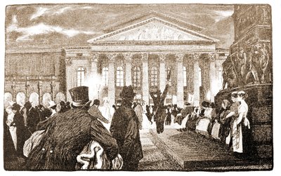 München Teater, Hoftheater. 19. århundrede. af Unknown artist
