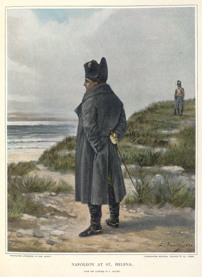 Napoleon ved Sankt Helena af Unknown artist