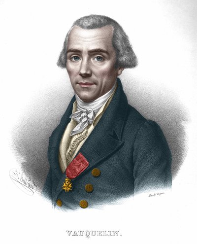 Nicolas Louis Vauquelin, fransk kemiker (1763 - 1829). af Unknown artist