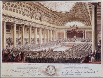 Åbning af generalforsamlingen i Versailles den 5. maj af Unknown artist