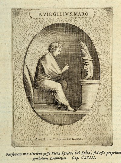 P. Virgilius S. Maro i ""Patterns of Cameos or Stone"" af Unknown artist