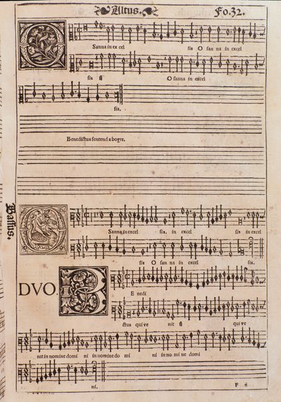 Side fra Bog med Otte Messer (1541) af Unknown artist