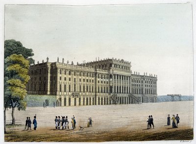Slottet i Schönbrunn i det 19. århundrede af Unknown artist