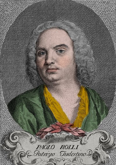 Portræt af Paolo Antonio Rolli (1687-1765), italiensk digter og librettist af italiensk opera fra det 18. århundrede af Unknown artist