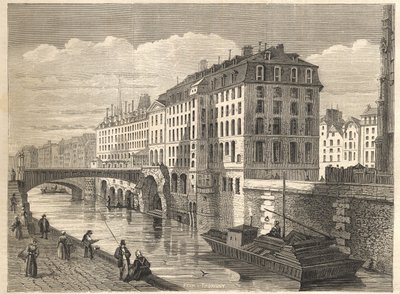 Paris Nedrivninger: Hotel Dieu af Unknown artist