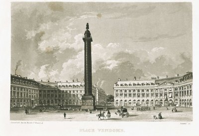 Paris. Place Vendôme af Unknown artist
