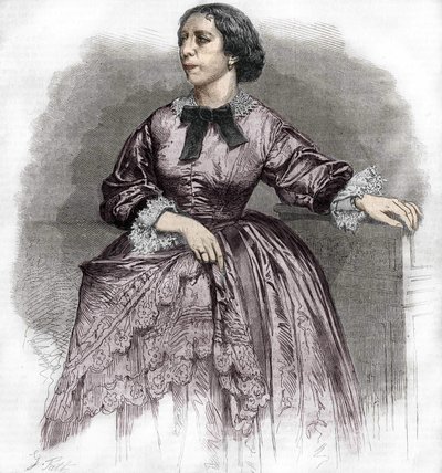 Pauline Viardot - Garcìa (1821-1910), fransk sangerinde. af Unknown artist