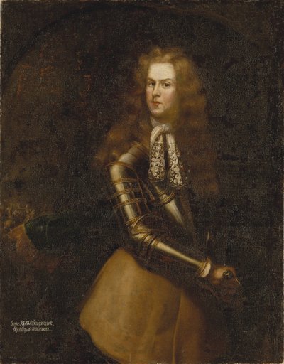 Philippe Christophe Comte de Kœnigsmark, kavaleriofficer ved hoffet i Hannover - Portræt af grev Philipp Christoph von Koenigsmarck (1665-1694), Anonym . Olie på lærred. Størrelse: 150,5x121cm. Nationalmuseum Stockholm af Unknown artist