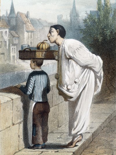 Pjerrot lugter en frugt - a.n.d., slutningen af det 19. århundrede af Unknown artist