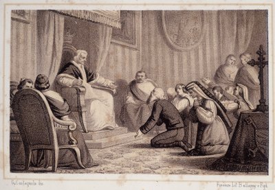 Pius VII (1742 - 1823) tilbagekalder dekretet, der beordrede ødelæggelsen af ​​Sonnino - i "" Storia d