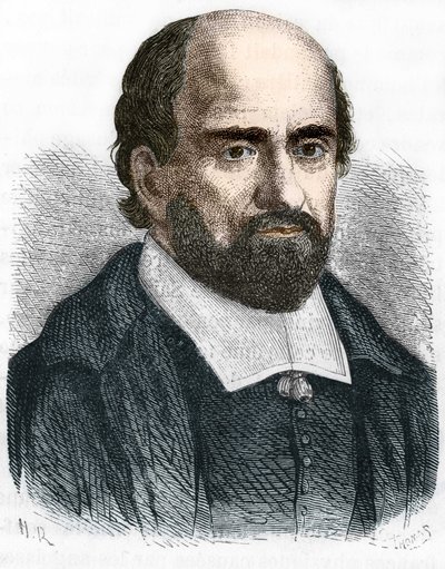 Portræt af (Jean Duvergier de Hauranne) abbede af Saint Cyran af Unknown artist
