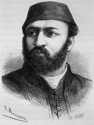 Portræt af F Abdel Aziz af Unknown artist