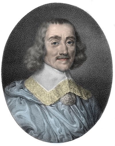 Portræt af Abraham af Fabert af Esternay Marshal (1599-1662) af Frankrig (marechal de France) - gravering af Unknown artist