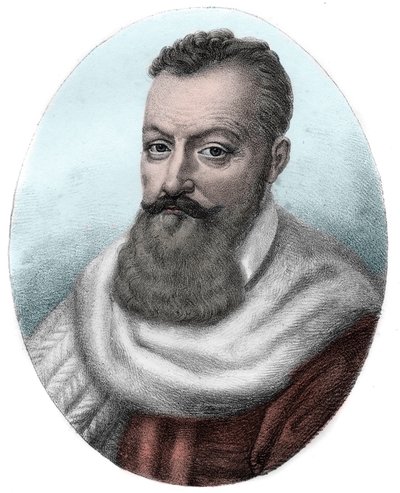 Portræt af Achilles de Harlays første præsident for parlamentet i Paris - Portræt af Achilles de Harlay, Comte de Beaumont Fransk magistrats første præsident for parlamentet i Paris (1536 -1619) - af Unknown artist