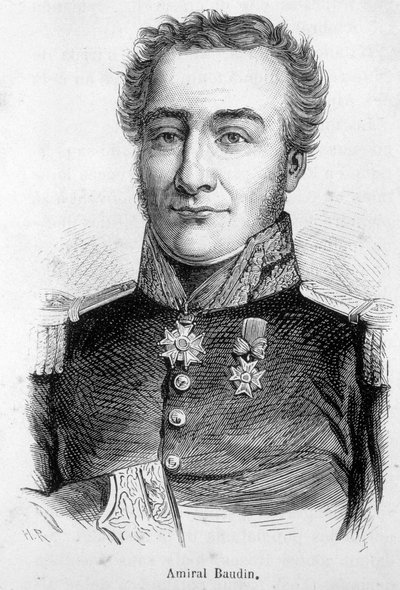 Portræt af admiral Nicolas Baudin (1750-1803), fransk sømand og opdagelsesrejsende. af Unknown artist