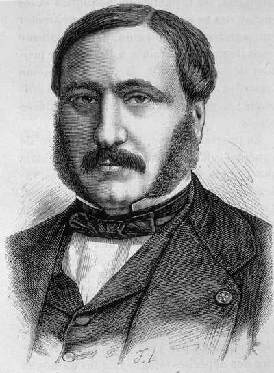 Portræt af Adolphe Forcade de la Roquette (1820-1874). af Unknown artist