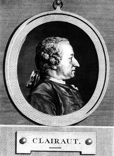 Portræt af Alexis Claude CLAIRAUT (1713-1765) fransk matematiker. af Unknown artist
