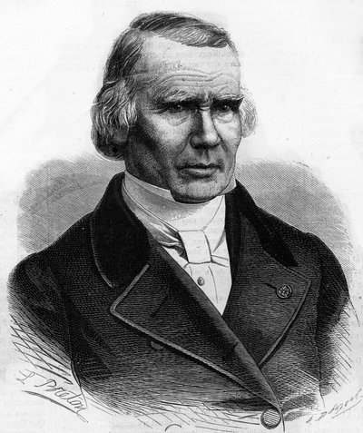 Portræt af Alfred Louis Marie Velpeau (1795 - 1867), fransk kirurg. af Unknown artist