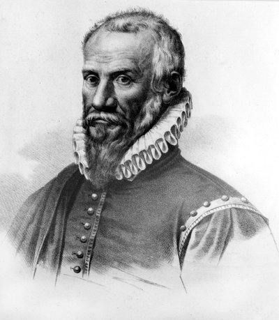 Portræt af Ambroise Paré (1509-1590), fransk kirurg af Unknown artist