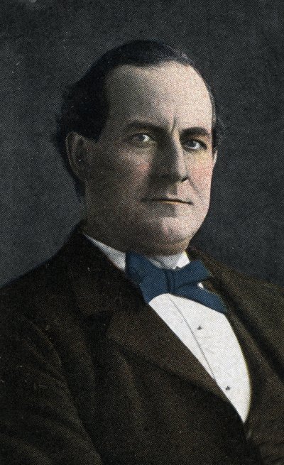 Portræt af den amerikanske politiker William Jennings Bryan (1860-1925) Kromolitografi fra begyndelsen af det 20. århundrede af Unknown Artist
