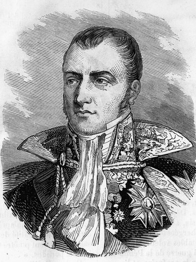 Portræt af Anne Jean Marie René SAVARY, hertug af Rovigo (1774-1833), fransk general og politiker. af Unknown artist