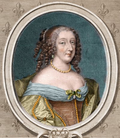 Portræt af Anne Marie Louise d