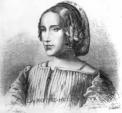Portræt af Anne de Boleyn (Anna eller Ann Bolin og Anne Bullen af Unknown artist