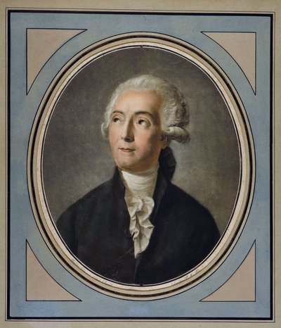 Portræt af Antoine Laurent de Lavoisier (1743-1794), fransk kemiker. af Unknown artist