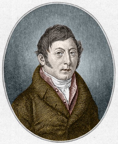Portræt af August Klingemann (1777-1831), tysk dramatiker. af Unknown artist