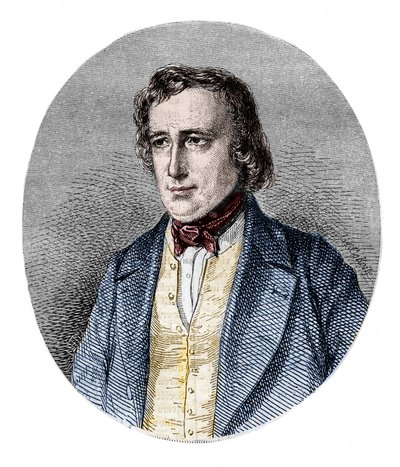 Portræt af Baron Taylor (Isidore Justin Severin Taylor, dit) (1789-1879), fransk dramatiker og filantrop. af Unknown artist